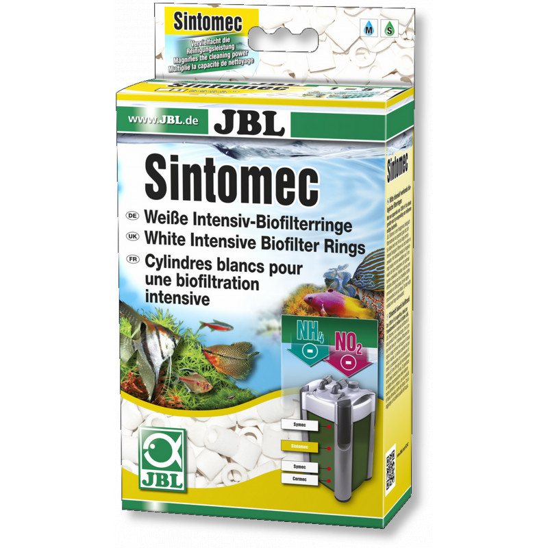 JBL Sintomec - рингове от синтетично стъкло за интензивна биологична филтрация