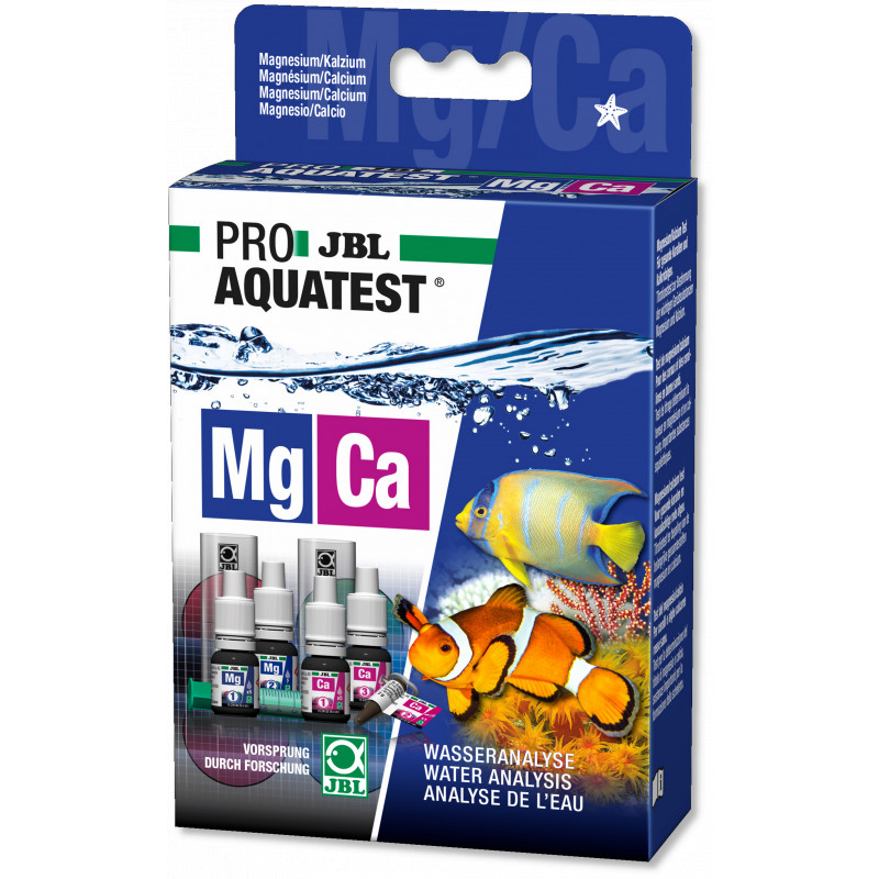 JBL PROAQUATEST Mg-Ca Magnesium-Calcium - е тест за измерване на съотношението магнезий / калций в соленоводните аквариуми