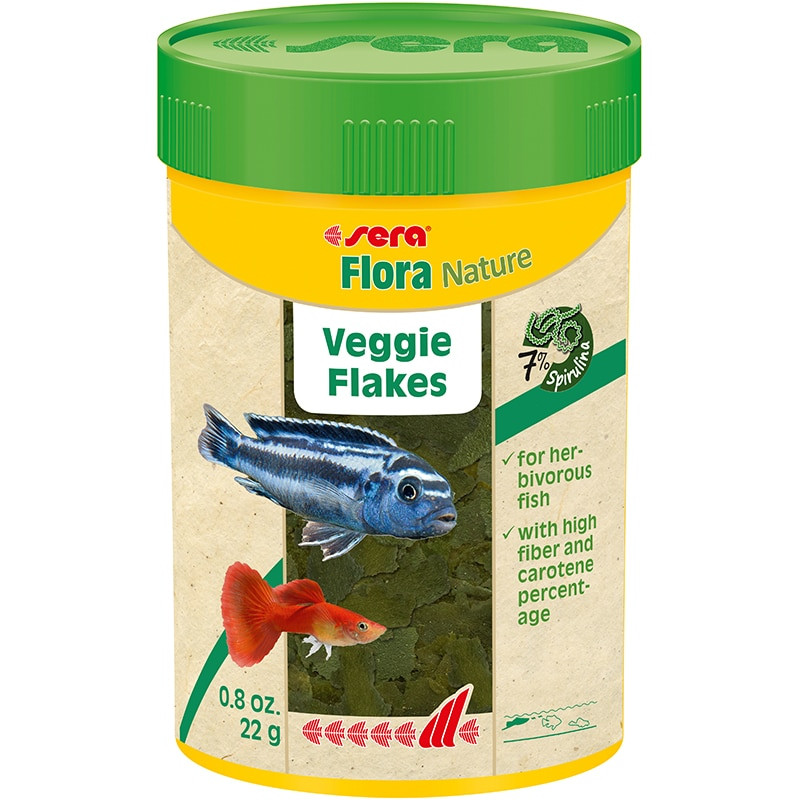 sera Flora Nature - натурална храна за растителноядни рибки