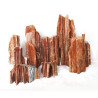 Red Petrified Wood Stone 5-10 cm - 1 kg