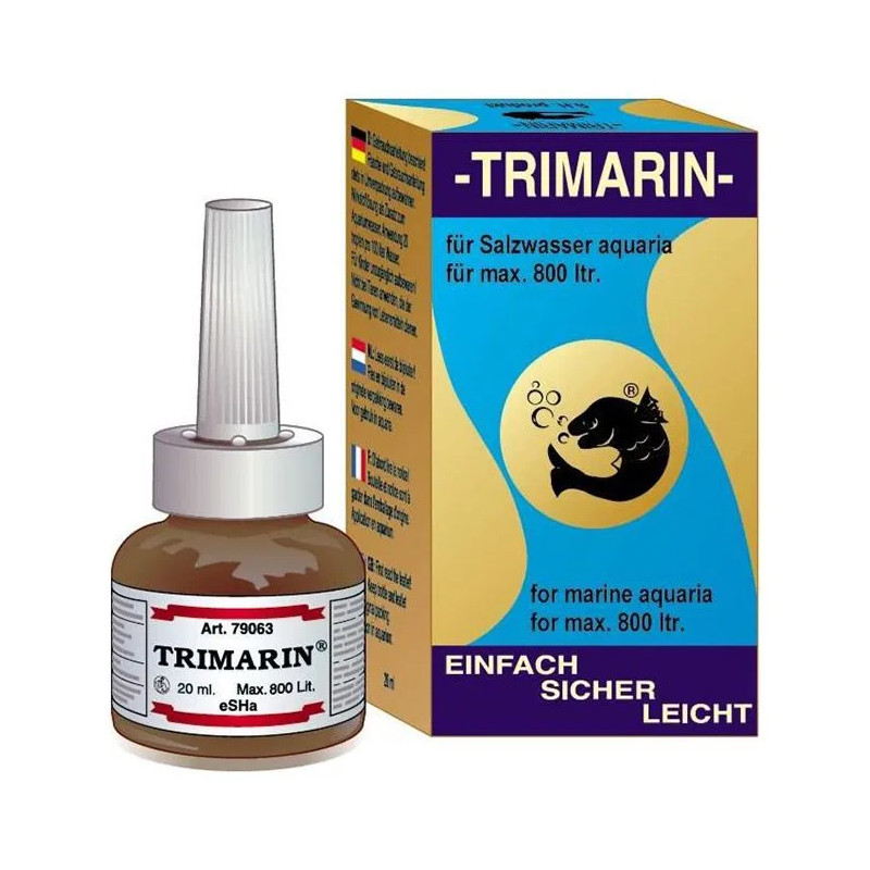 eSHa Trimarin - широкоспектърен препарат за третиране на аквариуми с морски и соленоводни риби