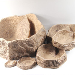 JBL ReptilBar SAND - Купа за хранене, пиене и къпане на терариумни животни в пясъчен цвят