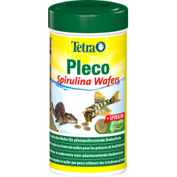 Tetra Pleco Spirulina Wafers - храна под формата на вафли за растителноядни дънни риби