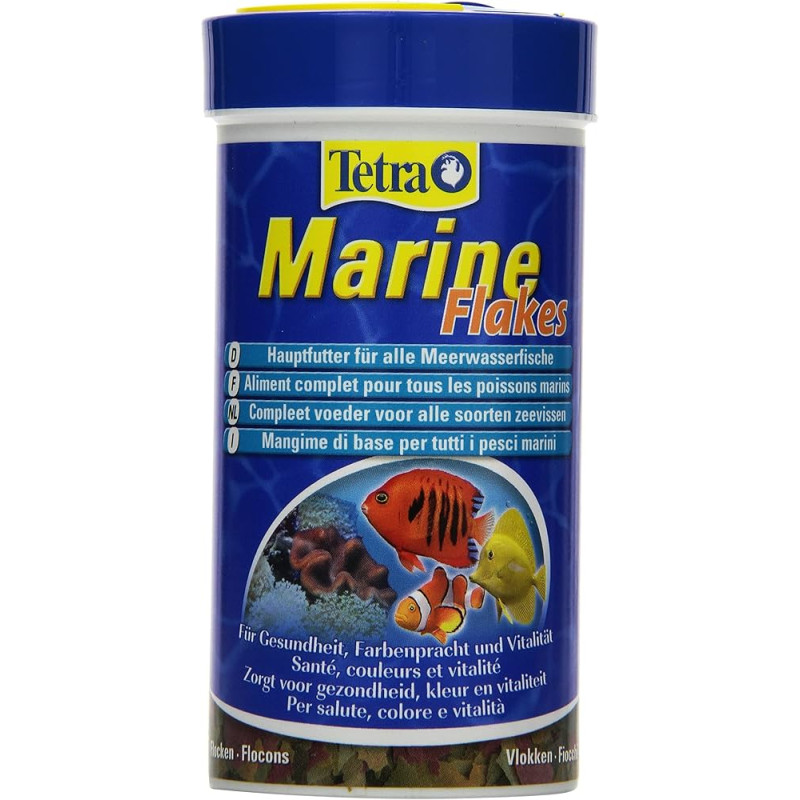 Tetra Marine Flakes - храна под формата на люспи за малки и средни морски риби
