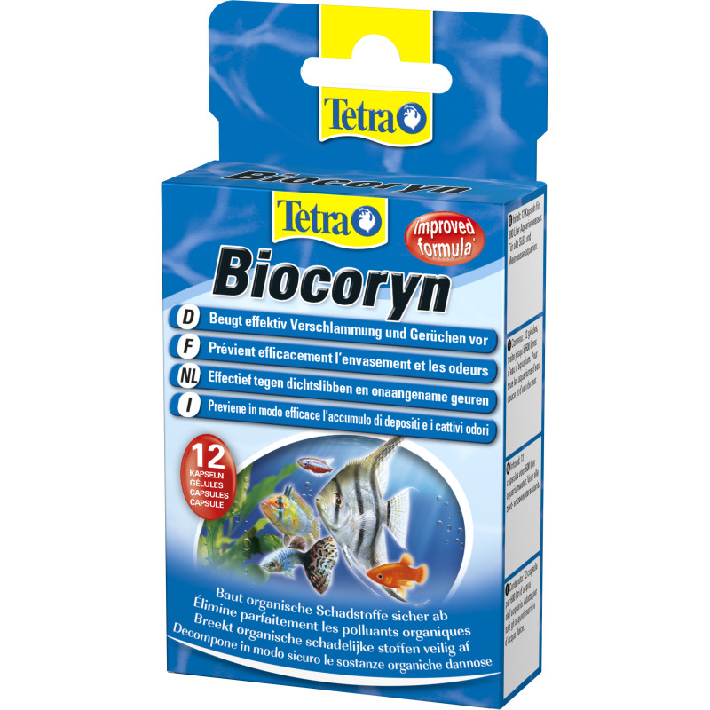 Tetra Biocoryn - Подобрена формула с високо активни ензими и спори за незабавни, дълготрайни резултати