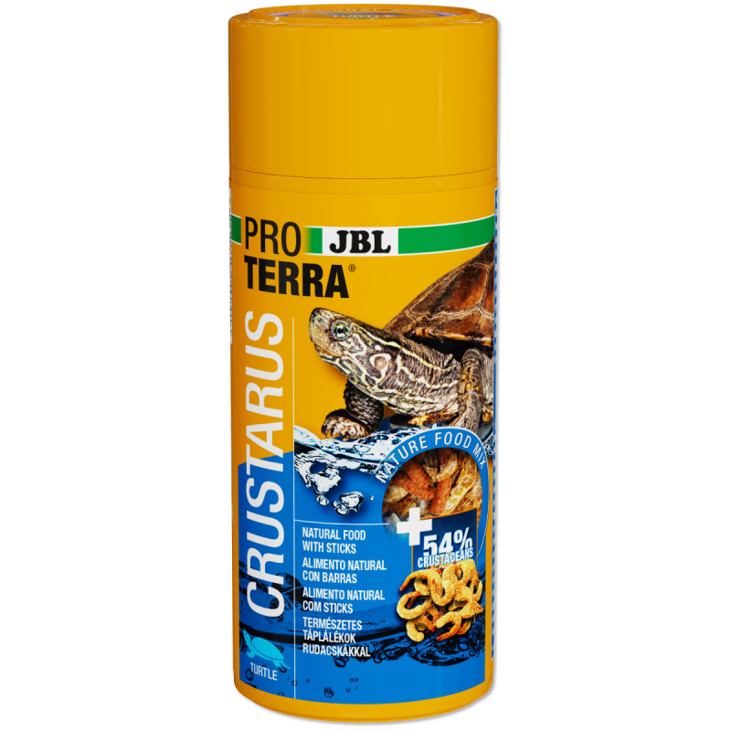 JBL PROTERRA CRUSTARUS - Пълноценна хранителна смес за водни и водни костенурки, приготвена от раци, риба, скариди и пръчици