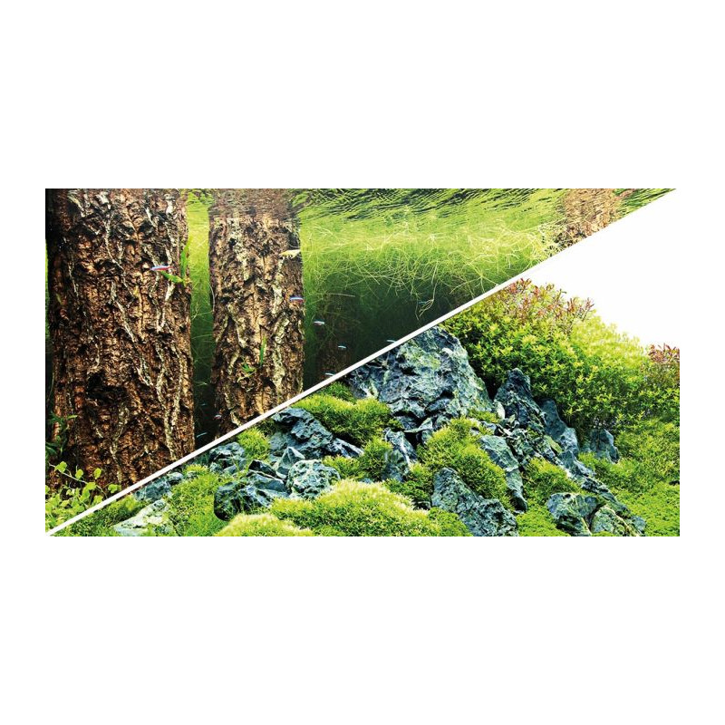 HOBBY Scaping Hill / Scaping Forest 60x30 cm - двустранен фон за аквариум