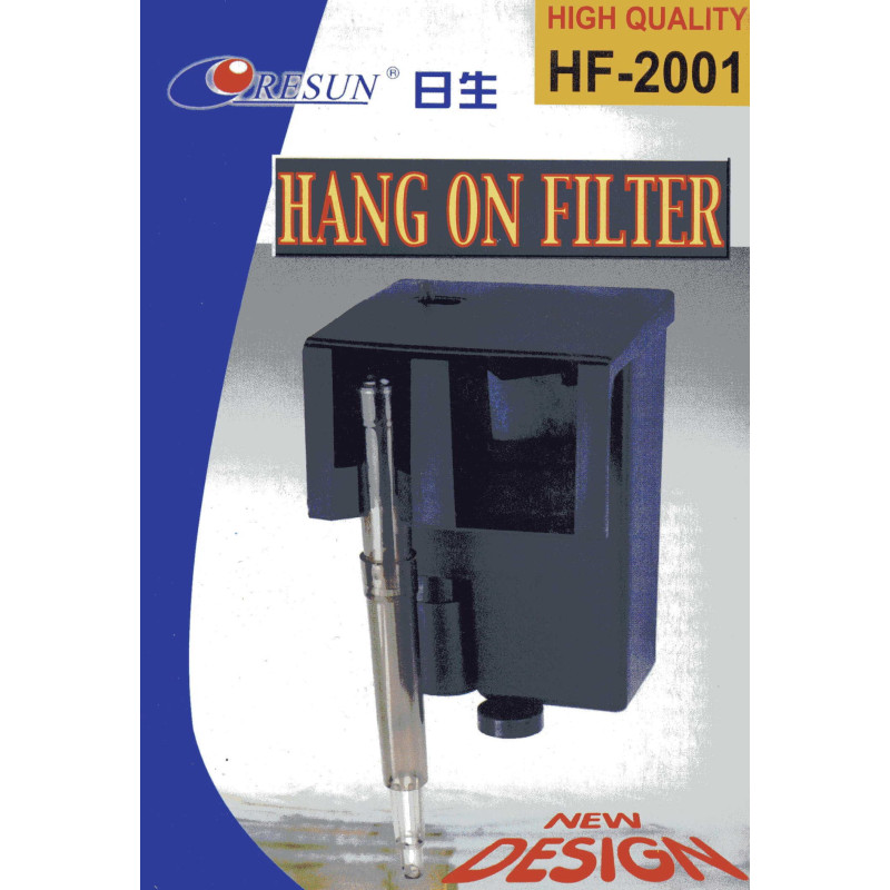 RESUN HF-2001 - Окачваем филтър