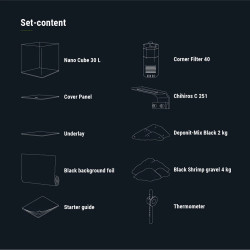 Dennerle Nano Cube Complete 30L - Пълен комплект нано аквариум, 30 литра