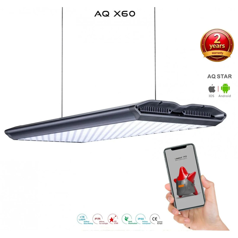 LEDSTAR AQ X60 - висящо осветление за аквариум