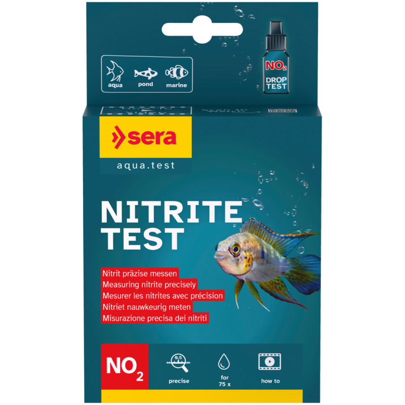 sera Nitrite Test - за измерване на нитрити в сладководни аквариуми и езера