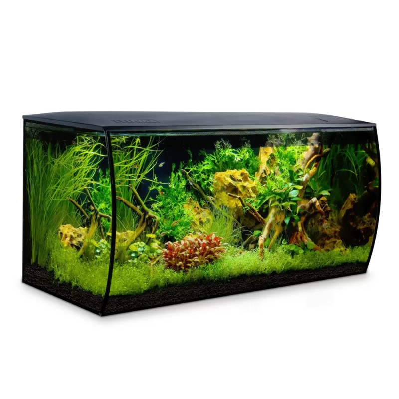 Fluval Flex 123 - Оборудван аквариум с извит преден дизайн