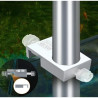 ZRDR Stainless Steel Lily Pipe Inlet & Outlet Set - Комплект стоманени тръби за външни филтри