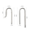 ZRDR Stainless Steel Lily Pipe Inlet & Outlet Set - Комплект стоманени тръби за външни филтри